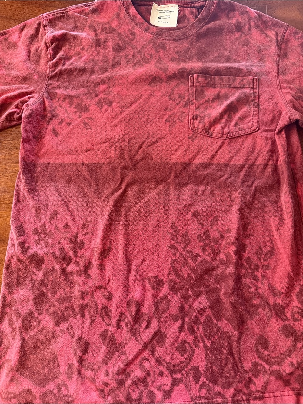 DULUTH UPCYCLED Lace Longtail Patterned Pocket Tee, Men’s S